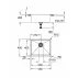 Chiuveta inox Grohe K700U 54.4x44.4 cm 1 cuva picture - 3