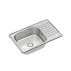 Chiuveta inox incastrata Quadron Pop Eddie 111 inox satinat 66x42 cm picture - 1