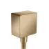 Cot conector dus Hansgrohe FixFit Square bronz periat picture - 1