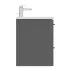 Dulap baza suspendat Ideal Standard i.life B gri quartz mat 2 sertare 80 cm picture - 11