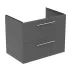Dulap baza suspendat Ideal Standard i.life B gri quartz mat 2 sertare 80 cm picture - 10
