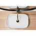 Lavoar alb/auriu pe blat Rea Belinda 46,5 cm picture - 5