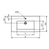 Lavoar pe mobilier Ideal Standard Tempo 61 cm picture - 2