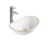 Lavoar pe blat alb/auriu Rune Sigyn 61.5 cm picture - 2