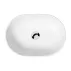 Lavoar pe blat Cersanit Moduo oval alb lucios 50 cm picture - 5