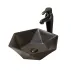 Lavoar pe blat Fluminia Black Diamond 49x49 cm picture - 1
