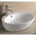 Lavoar pe blat Inter Ceramic Art alb lucios 61 cm picture - 1