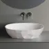 Lavoar pe blat Marmite Aruba alb 56 cm picture - 1