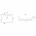 Lavoar pe blat Rea Kelly 49 cm picture - 3