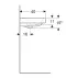 Lavoar pe mobilier Geberit Modo alb lucios 50 cm picture - 8