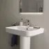 Lavoar suspendat Ideal Standard i.life B alb lucios SmartGuard 65 cm cu orificiu baterie si preaplin picture - 4