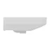 Lavoar suspendat Ideal Standard i.life B alb lucios SmartGuard 65 cm cu orificiu baterie si preaplin picture - 7