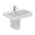 Lavoar suspendat Ideal Standard i.life B alb lucios SmartGuard 65 cm cu orificiu baterie si preaplin picture - 8