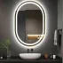 Oglinda cu iluminare Led Tutumi OLL 60x90 cm rose gold picture - 2