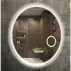 Oglinda cu iluminare LED Venti Radson 80 cm negru picture - 3