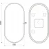 Oglinda ovala LED Dubiel Vitrum Senso Max 50x100 cm picture - 3
