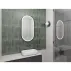 Oglinda ovala LED Dubiel Vitrum Solaris 40x80 cm picture - 2