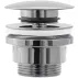 Pachet lavoar pe blat Omnires Ovo M+ alb 55 cm, baterie lavoar Grohe Eurosmart Cosmopolitan XL crom si ventil lavoar Click-Clack crom picture - 4