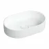 Pachet lavoar pe blat Omnires Ovo M+ alb 55 cm, baterie lavoar Grohe Eurosmart Cosmopolitan XL crom si ventil lavoar Click-Clack crom picture - 5