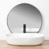 Pachet lavoar pe blat Rea Cleo alb 61 cm, baterie lavoar Grohe Eurosmart Cosmopolitan XL crom si ventil lavoar Click-Clack crom picture - 5