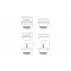Pachet lavoar pe blat Rea Cleo alb 61 cm, baterie lavoar Grohe Eurosmart Cosmopolitan XL crom si ventil lavoar Click-Clack crom picture - 10