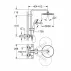 Pachet paravan dus Walk-In Omnires Marina negru 90x200 cm si coloana de dus Grohe Vitalio Start negru picture - 5