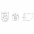 Pachet vas wc Rune Ivaldi, capac slim softclose, rezervor wc Geberit Duofix si clapeta crom Delta20 picture - 5