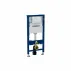 Pachet vas wc Rune Jord, capac slim softclose si set rezervor wc cu cadru incastrat Geberit Duofix si clapeta alba Delta20 picture - 5