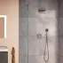 Palarie de dus rotunda Hansgrohe Activera S EcoSmart 24 cm crom lucios 1 functie picture - 7