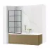 Paravan de cada negru model patrate Rune Borr 70x150 cm picture - 3