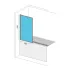 Paravan de cada negru Rune Borr 80x150 cm picture - 2