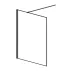 Paravan de dus tip Walk-in auriu periat Rune Borr 120x200 cm picture - 5