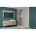 Paravan de dus tip Walk-in auriu periat Rune Borr 120x200 cm picture - 3
