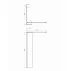 Paravan de dus tip Walk-in cu perete lateral Omnires Marina negru mat/transparent 110 cm picture - 2
