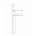 Paravan de dus tip Walk-in cu perete lateral Omnires Marina negru mat/transparent 80 cm picture - 2