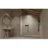 Paravan de dus tip Walk-in Radaway Modo SL II negru mat-transparent 100 cm sticla securizata 8 mm stanga picture - 2