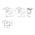 Piedestal pentru lavoar Ideal Standard i.Life A alb picture - 3