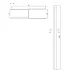 Profil extenstie cu accesorii de instalare 200 cm negru mat picture - 3