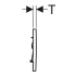 Rezervor WC cu cadru incastrat Geberit Duofix Sigma set fixare si clapeta de actionare Sigma20 negru mat picture - 13
