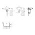 Semipiedestal pentru lavoar Ideal Standard i.life B alb lucios picture - 9