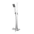 Set de dus cu bara FDesign Pinea 1 functie 80 cm crom lucios picture - 1