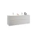 Set dulap baza si lavoar suspendat alb LC Mobili Italia Start 122x53x47 cm picture - 2