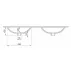 Set dulap baza si lavoar suspendat alb LC Mobili Italia Start 122x53x47 cm picture - 5