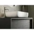Set dulap baza si lavoar suspendat negru LC Mobili Italia Steel 79x64x43 cm picture - 2