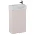 Set dulap suspendat roz casmir Krofam e-DIA 40 cm si lavoar compozit picture - 3