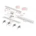 Set rigola pentru dus cu capac Alca APZ19 Black Simple 95 cm picture - 2