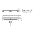 Set rigola pentru dus plus capac Inter Ceramic New Generation Slim 60 cm finisaj Gun Grey mat picture - 3