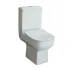 Set vas WC compact pe pardoseala Inter Ceramic Dante Rimless alb cu rezervor si capac softclose picture - 2