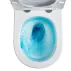 Set vas WC suspendat Inter Ceramic Tornado Rimless cu capac soft close Quick Release bej mat picture - 3
