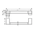 Suport prosop Hansgrohe AddStoris Q finisaj bronz periat 35 cm picture - 3